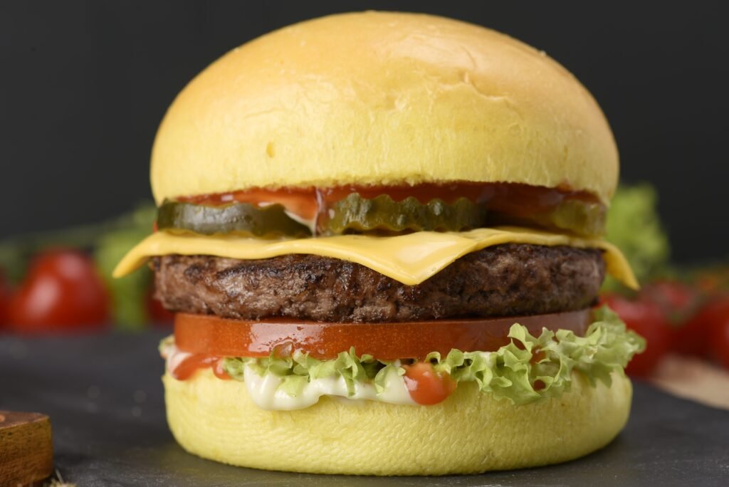 Restaurant Menu — Burgers, Pizza & Desserts — food and drink photography by MS Collective, London